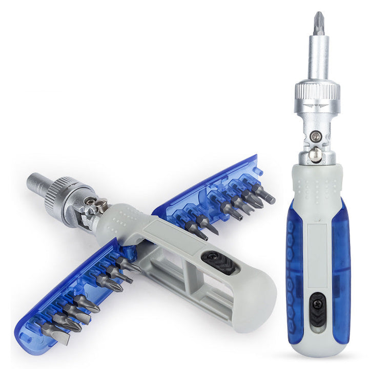 EasyScrew™ – 14-in-1 Ratschen-Schraubendreher für Haushalt & Werkstatt