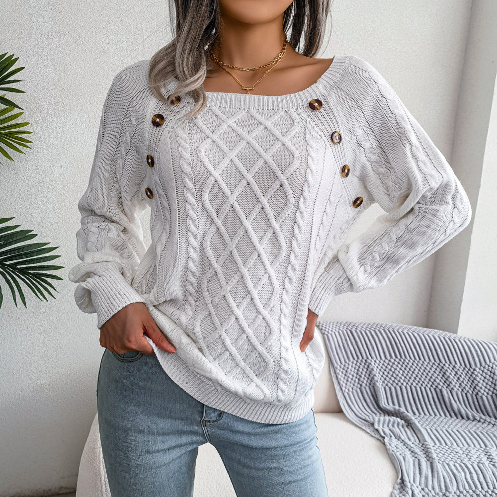 Zuri™ Strickpullover mit quadratischem Ausschnitt