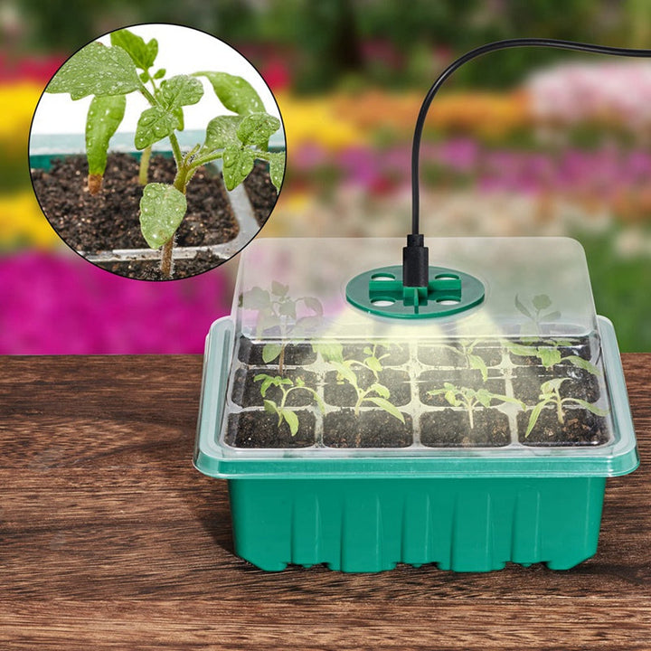 50% Rabatt | GrowPlant™ Seed Starter Trays mit Wachstumslicht