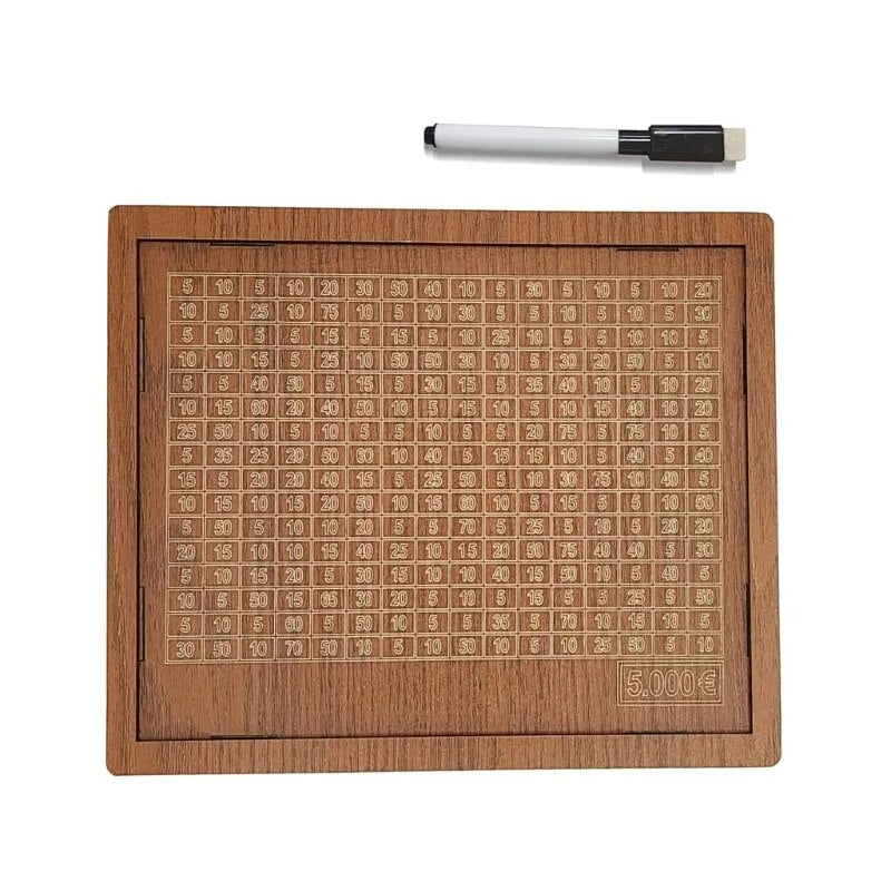 50% RABATT | WealthSave™ - Spardose aus Holz [Letzter Tag Rabatt]