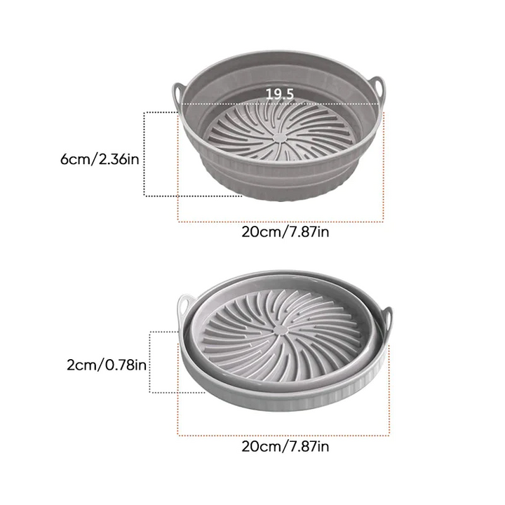 EasyFryer® | Silikon-Grillmatte für die Heißluftfritteuse