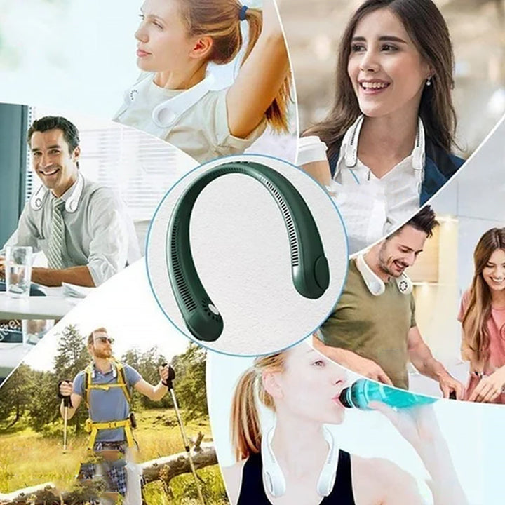 EasyBreeze™ - Tragbarer Halsventilator für erfrischende Sommermomente! | 50% Rabatt