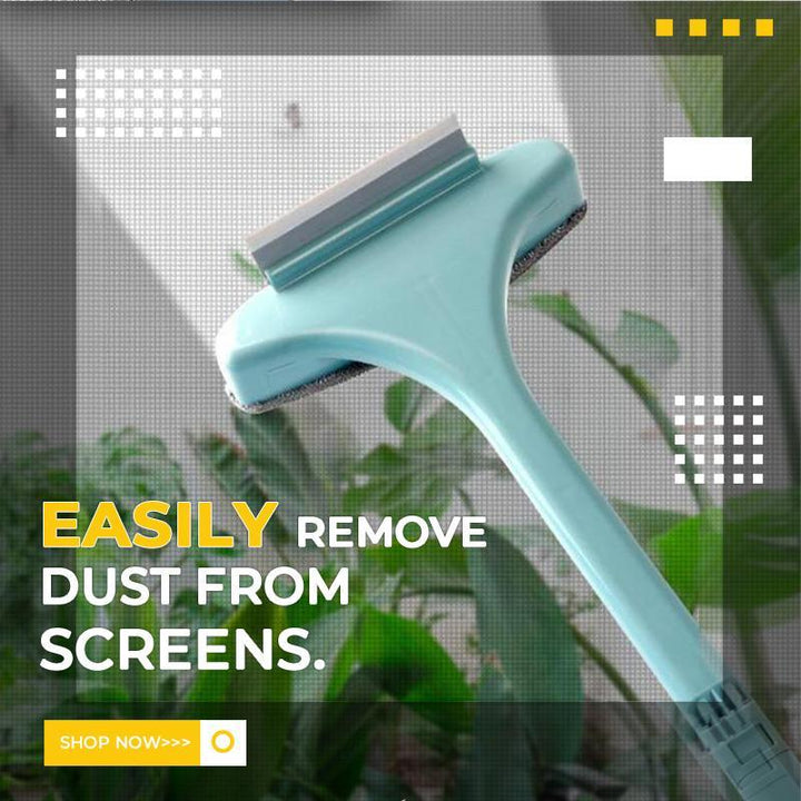 EasyScreen™ – 2-in-1 Fenster- & Schmutzbürste für streifenfreie Sauberkeit! | 1+1 GRATIS