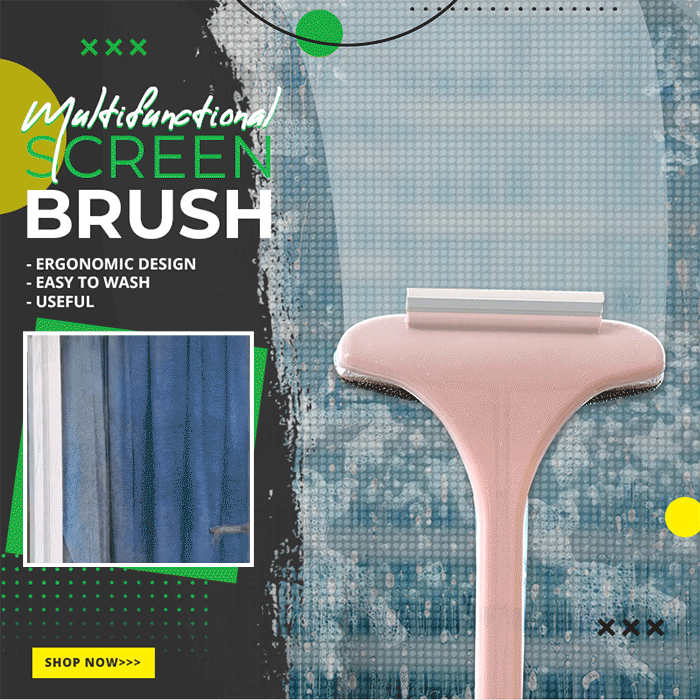 EasyScreen™ – 2-in-1 Fenster- & Schmutzbürste für streifenfreie Sauberkeit! | 1+1 GRATIS