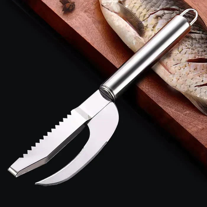EasyScrub™ – 3-in-1 Fischschupper, Filetiermesser & Schuppenentferner