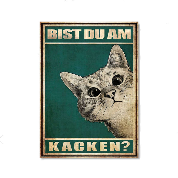 Ventivio's Bist Du? -  Katze Canvas