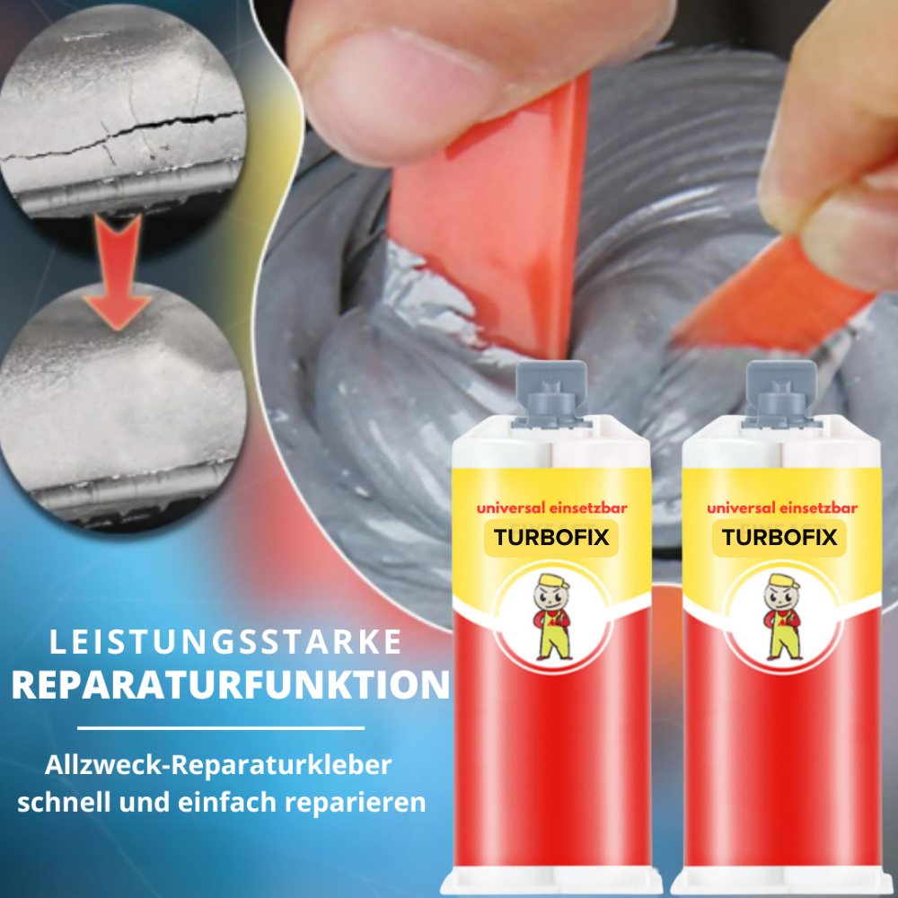 50% RABATT | TurboFix™ - Der schnelle und zuverlässige Reparaturklebstoff