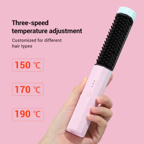 Frizzy™ – Die professionelle Glättbürste für seidig-weiches Haar