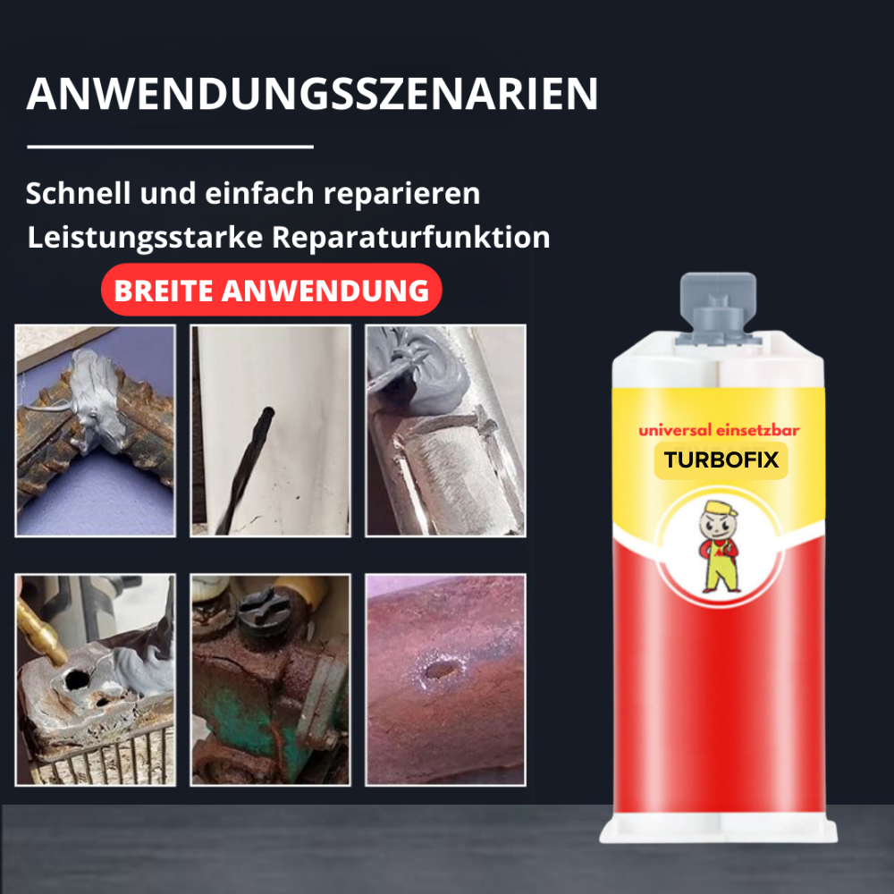 50% RABATT | TurboFix™ - Der schnelle und zuverlässige Reparaturklebstoff