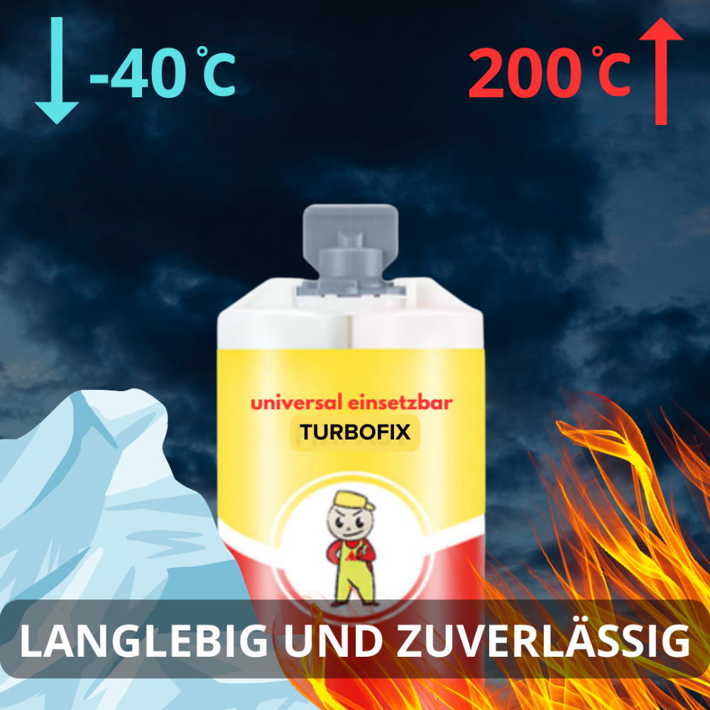 50% RABATT | TurboFix™ - Der schnelle und zuverlässige Reparaturklebstoff