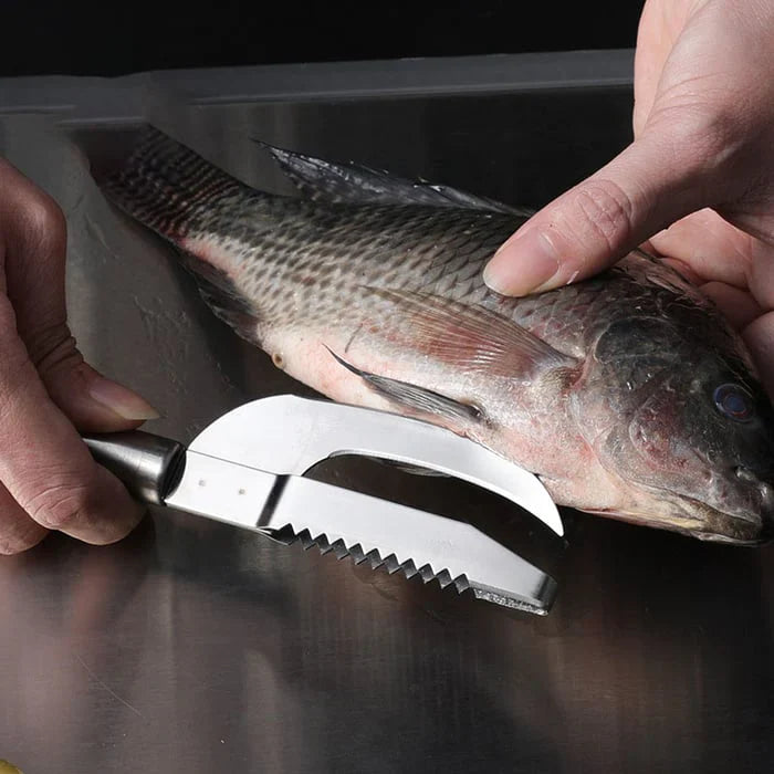EasyScrub™ – 3-in-1 Fischschupper, Filetiermesser & Schuppenentferner