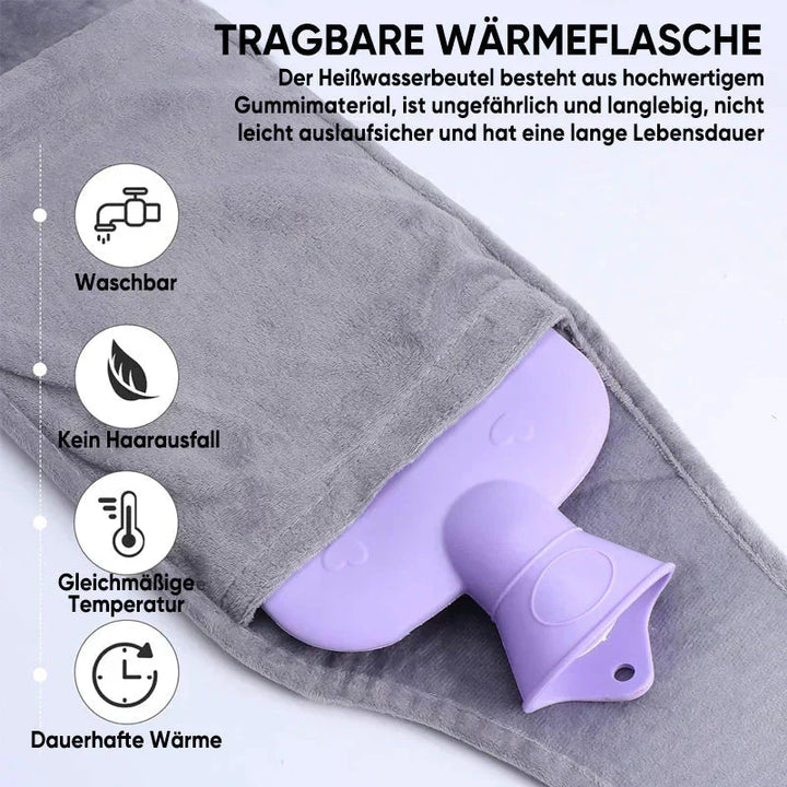 ComfyHeat™ – Wiederbefüllbare Plüsch-Wärmflasche mit Hüftpolsterung | 50% Rabatt