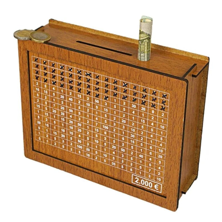 50% RABATT | WealthSave™ - Spardose aus Holz [Letzter Tag Rabatt]