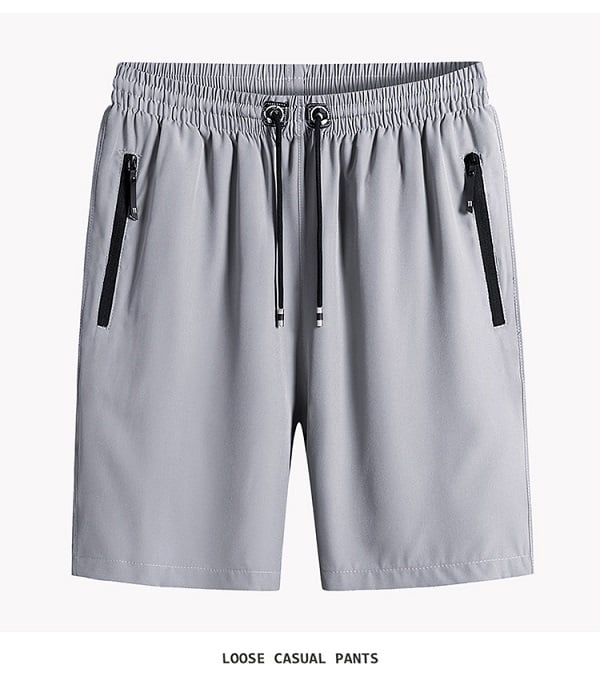 Men's Plus Size Ice Silk Stretch Shorts