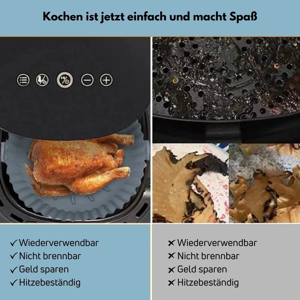 FryEase™ – Der Spritzschutz für müheloses Braten ohne Chaos