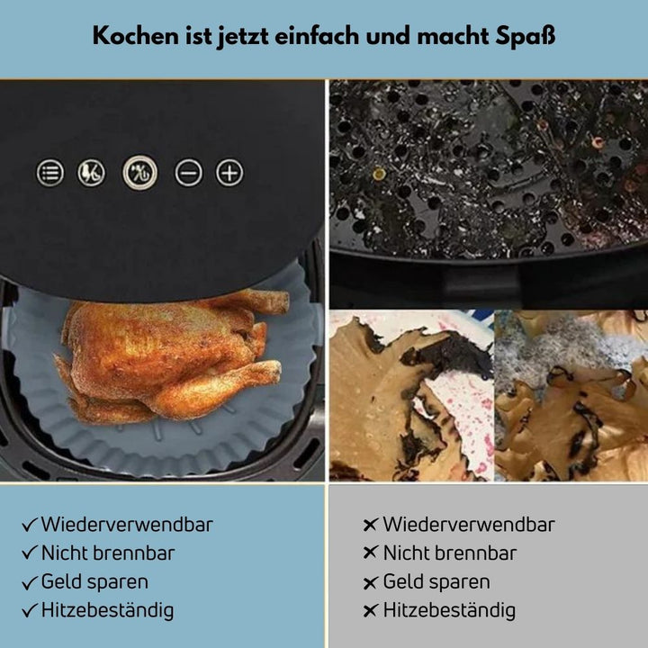 FryEase™ – Der Spritzschutz für müheloses Braten ohne Chaos