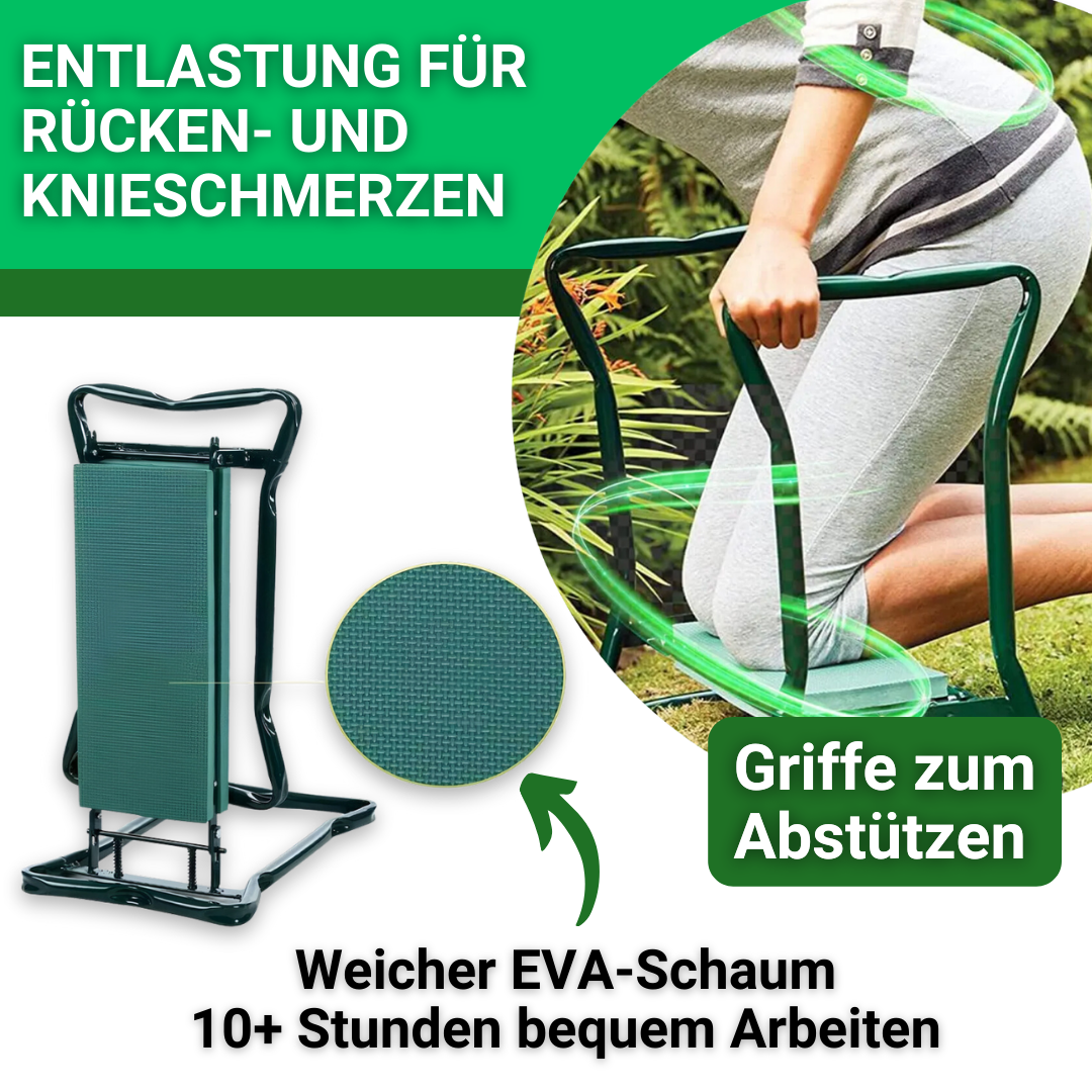 2in1 Knie- & Sitzbank für den Garten