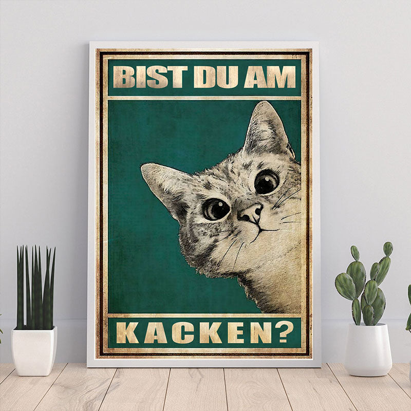 Ventivio's Bist Du? -  Katze Canvas