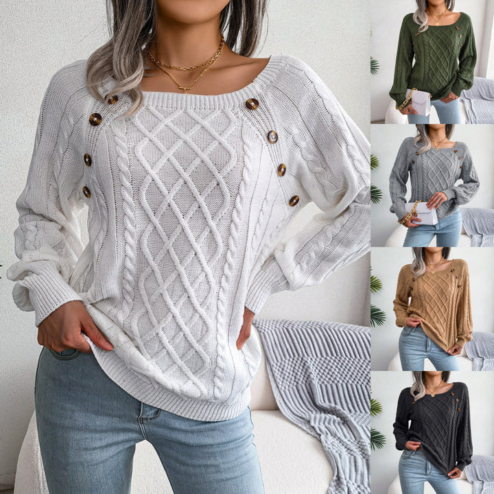 Zuri™ Strickpullover mit quadratischem Ausschnitt