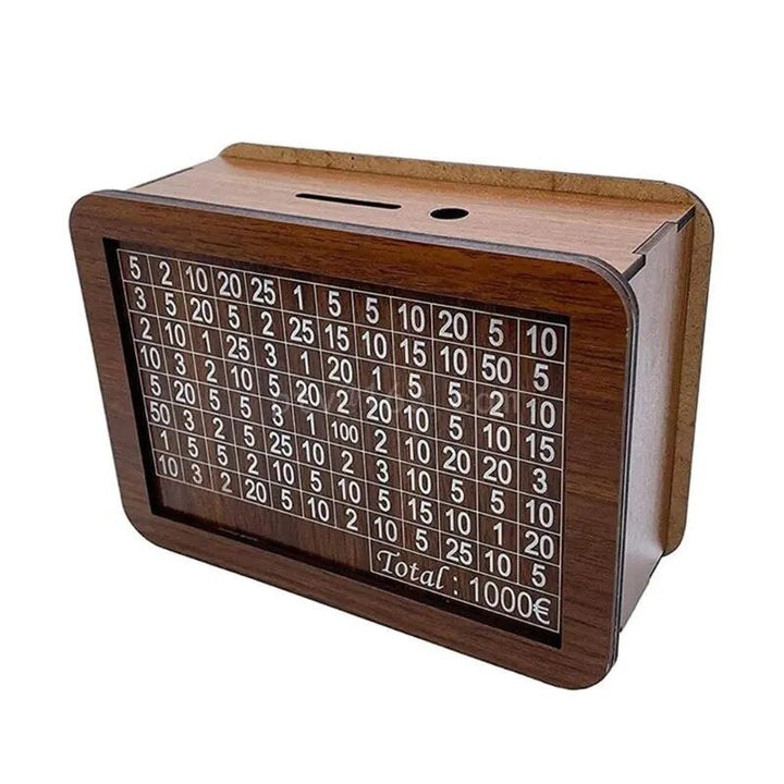 50% RABATT | WealthSave™ - Spardose aus Holz [Letzter Tag Rabatt]