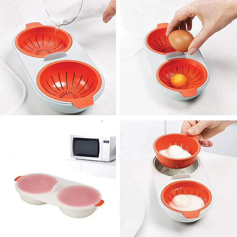 EasyEggs™ - Eierkocher für die Mikrowelle