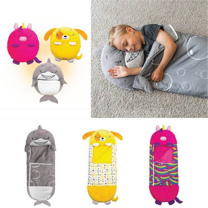 Kinder Schlafsack mit Kissen | 2-in-1 Kuschelset | Ideal für Kita & Übernachtungen