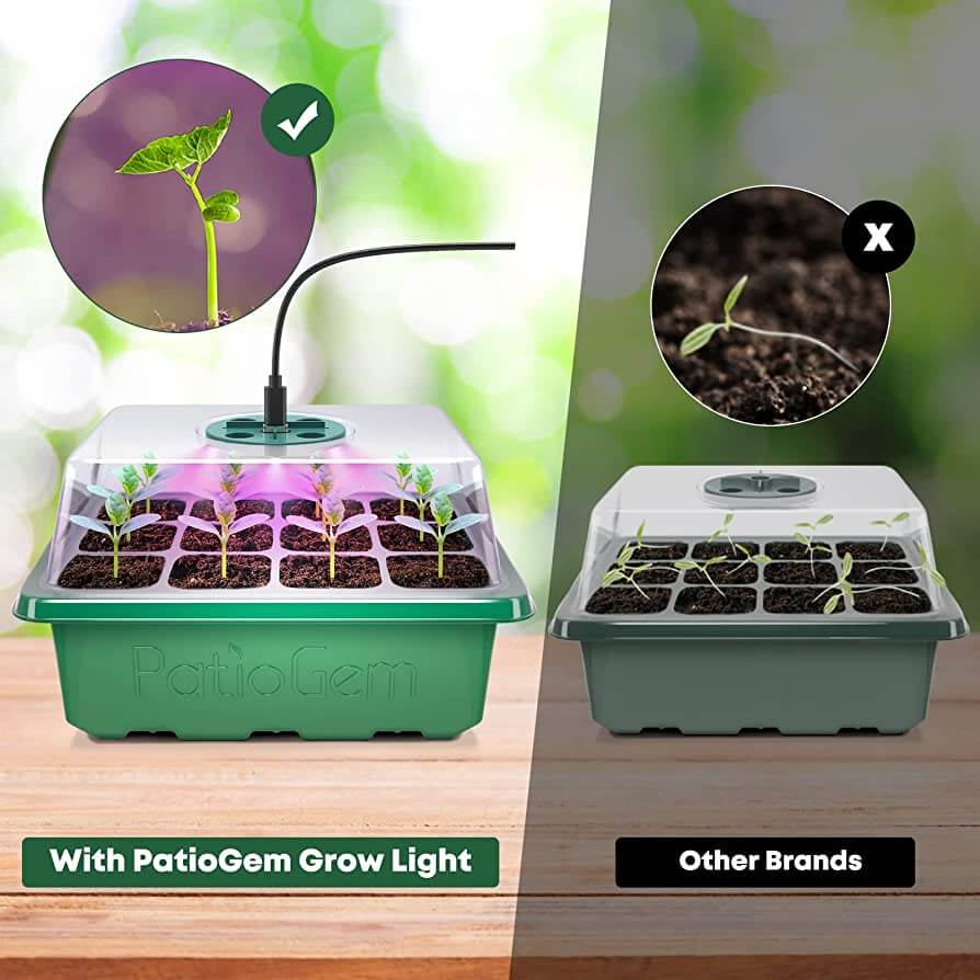 50% Rabatt | GrowPlant™ Seed Starter Trays mit Wachstumslicht