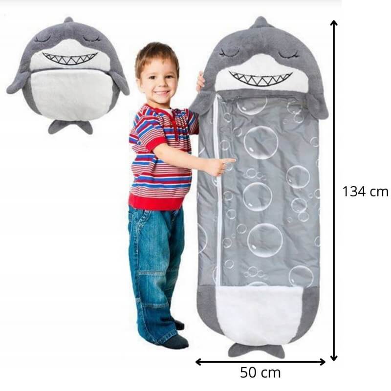 Kinder Schlafsack mit Kissen | 2-in-1 Kuschelset | Ideal für Kita & Übernachtungen