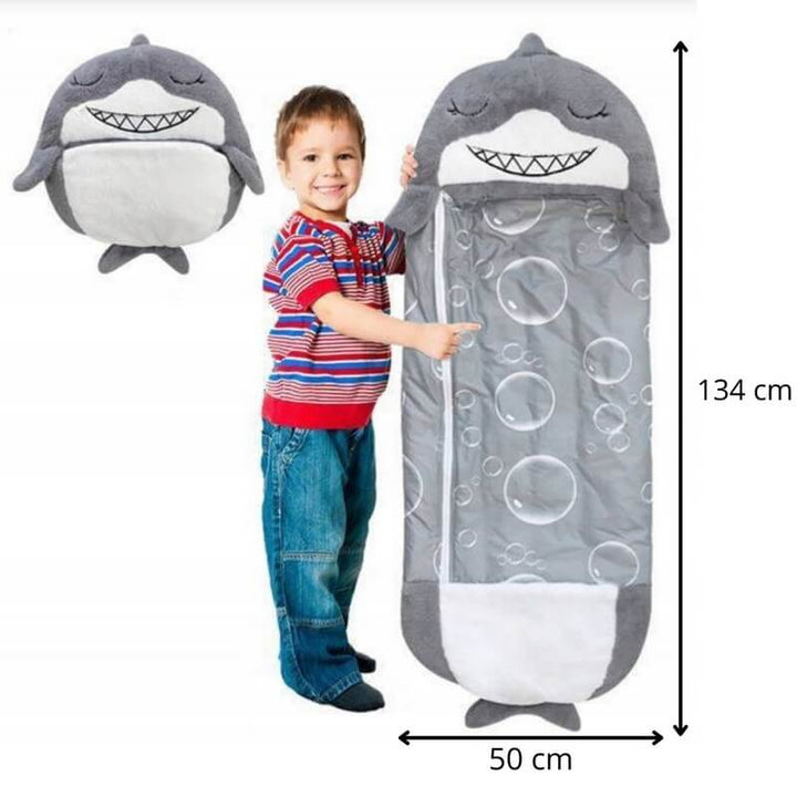 Kinder Schlafsack mit Kissen | 2-in-1 Kuschelset | Ideal für Kita & Übernachtungen
