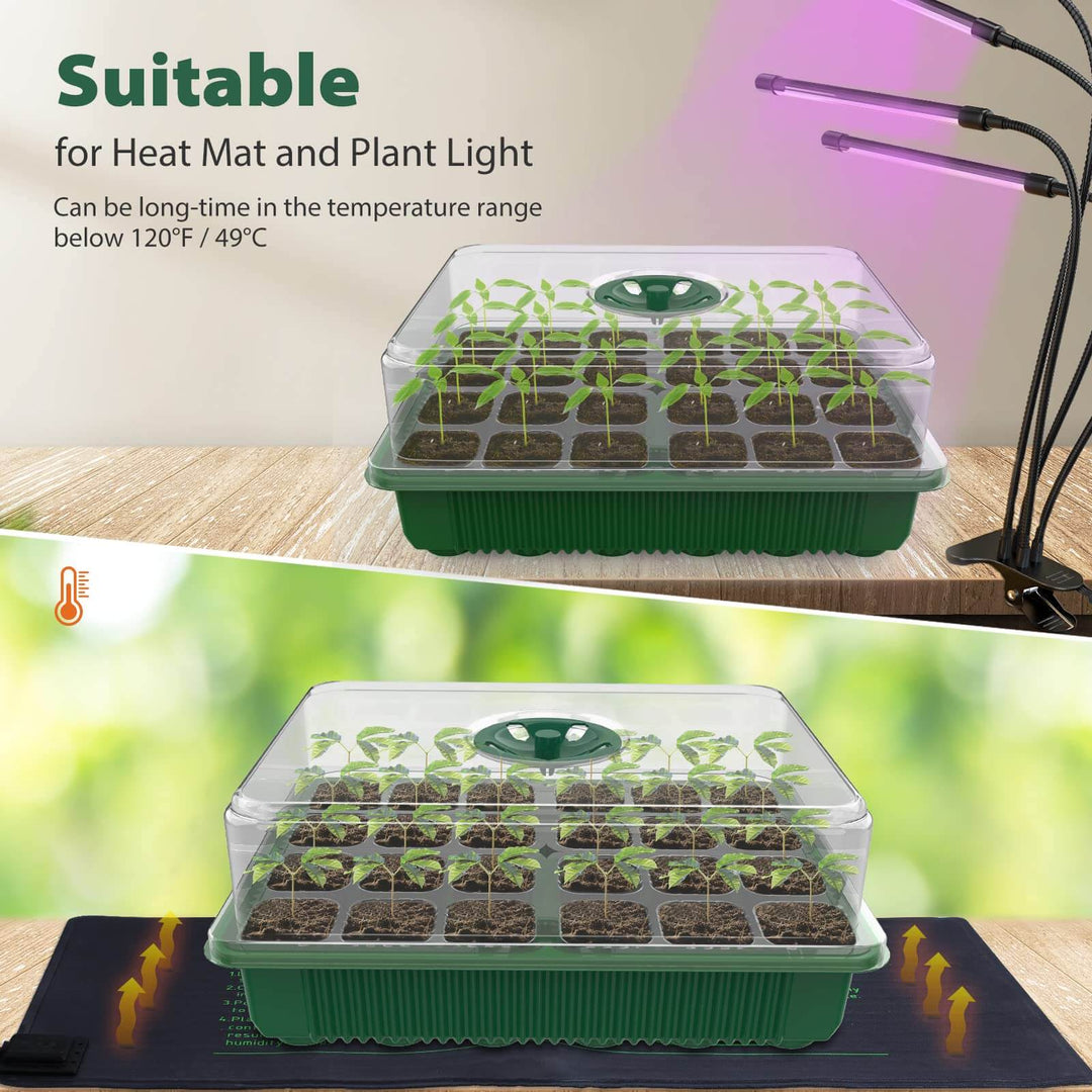 50% Rabatt | GrowPlant™ Seed Starter Trays mit Wachstumslicht