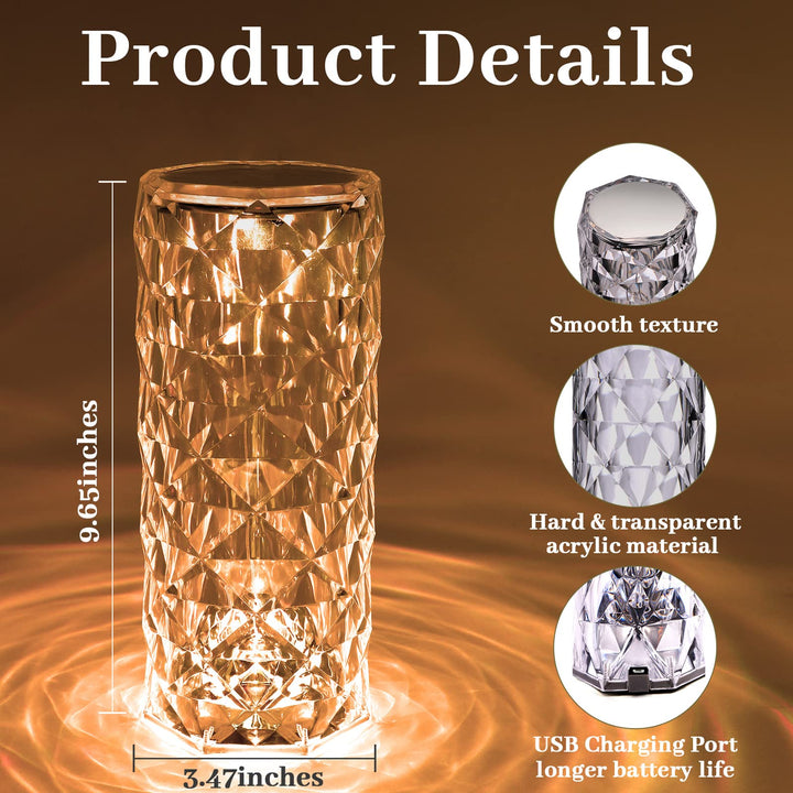CrystalLight™ - Kristall Lampe