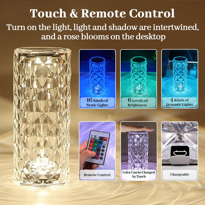 CrystalLight™ - Kristall Lampe