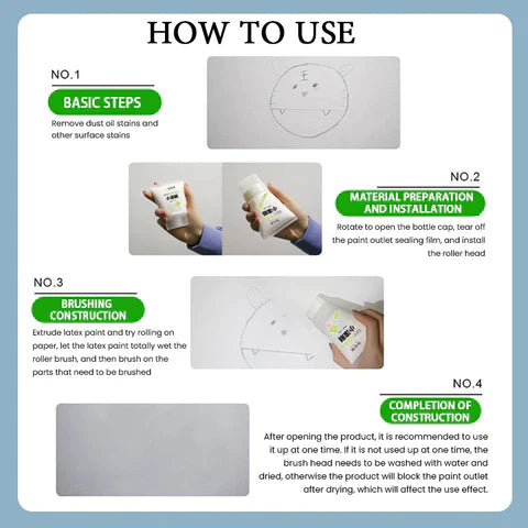 EasyWall™ - Wandreparaturwalze (1+1 GRATIS) für schnelle und einfache Reparaturen