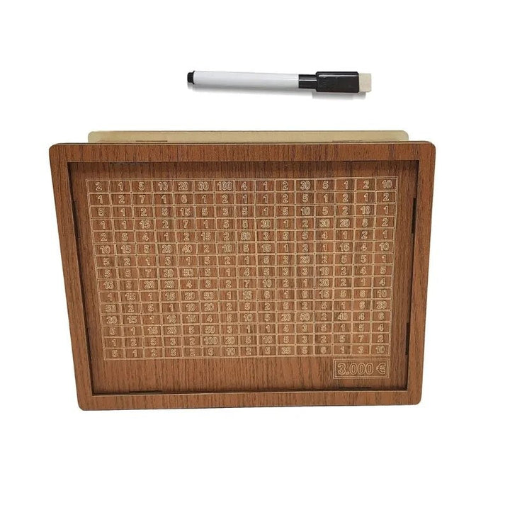 50% RABATT | WealthSave™ - Spardose aus Holz [Letzter Tag Rabatt]