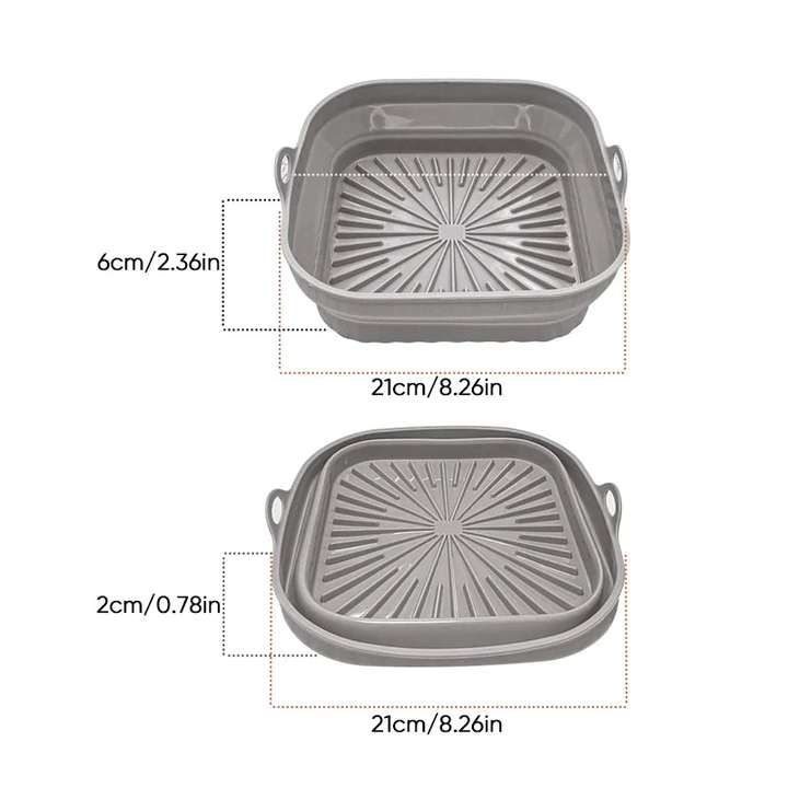 EasyFryer® | Silikon-Grillmatte für die Heißluftfritteuse