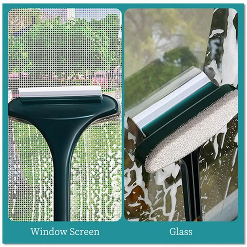 EasyScreen™ – 2-in-1 Fenster- & Schmutzbürste für streifenfreie Sauberkeit! | 1+1 GRATIS