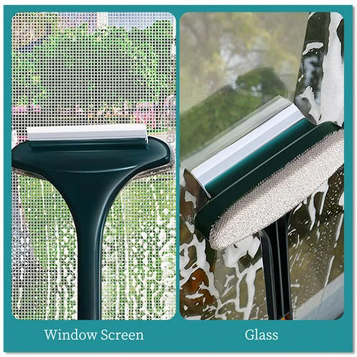 EasyScreen™ – 2-in-1 Fenster- & Schmutzbürste für streifenfreie Sauberkeit! | 1+1 GRATIS