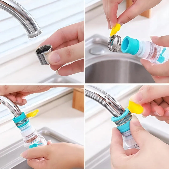 CleanDrink™ (1+1 Gratis) - Universal 360 Drehung Wasserhahn Düse Adapter (Letzter Tag Rabatt)