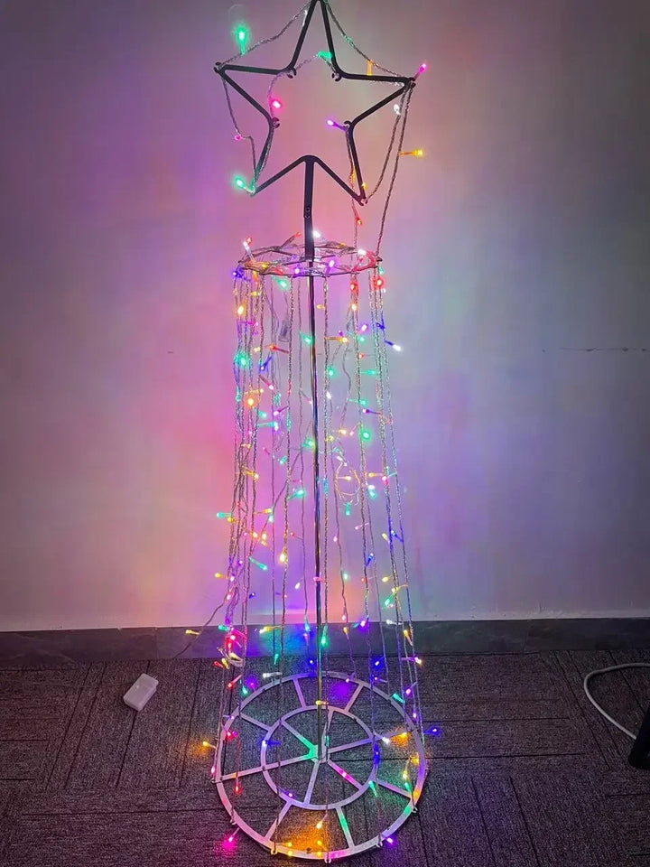 50% RABATT | SparkleLights™ - Multicolor LED-Weihnachtsbäume [Letzter Tag Rabatt]