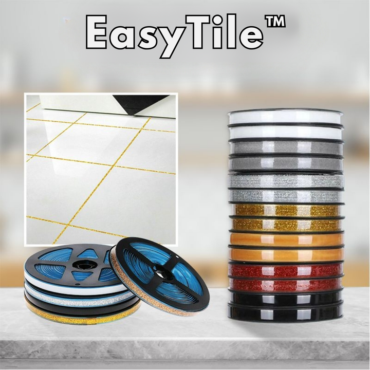 EasyTile™ – Selbstklebendes Fugenband für Keramikfliesen | Perfekte Abdichtung und einfache Anwendung