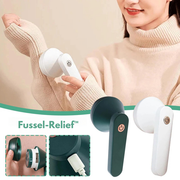 Fussel-Relief™ – Wiederaufladbarer Fusselentferner für saubere Kleidung