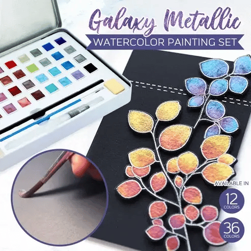 ChromeArt™ - Metallische Aquarelle Malset