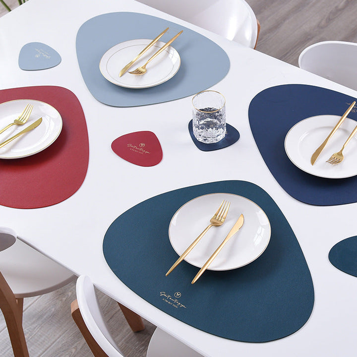 50% RABATT | TableMat™ - Elegantes Set aus PU-Leder-Tischsets und Untersetzern [Letzter Tag Rabatt]