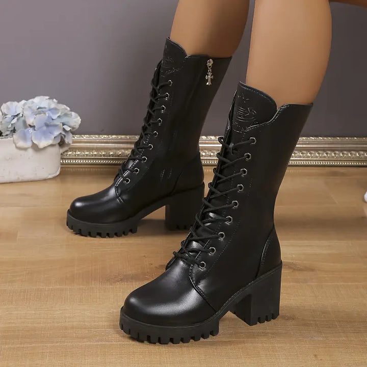 Karter™ Damen Schnürstiefel Combat Boots