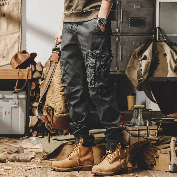 Ranger™ Cargo | Distressed Slim Fit Cargo Jeans