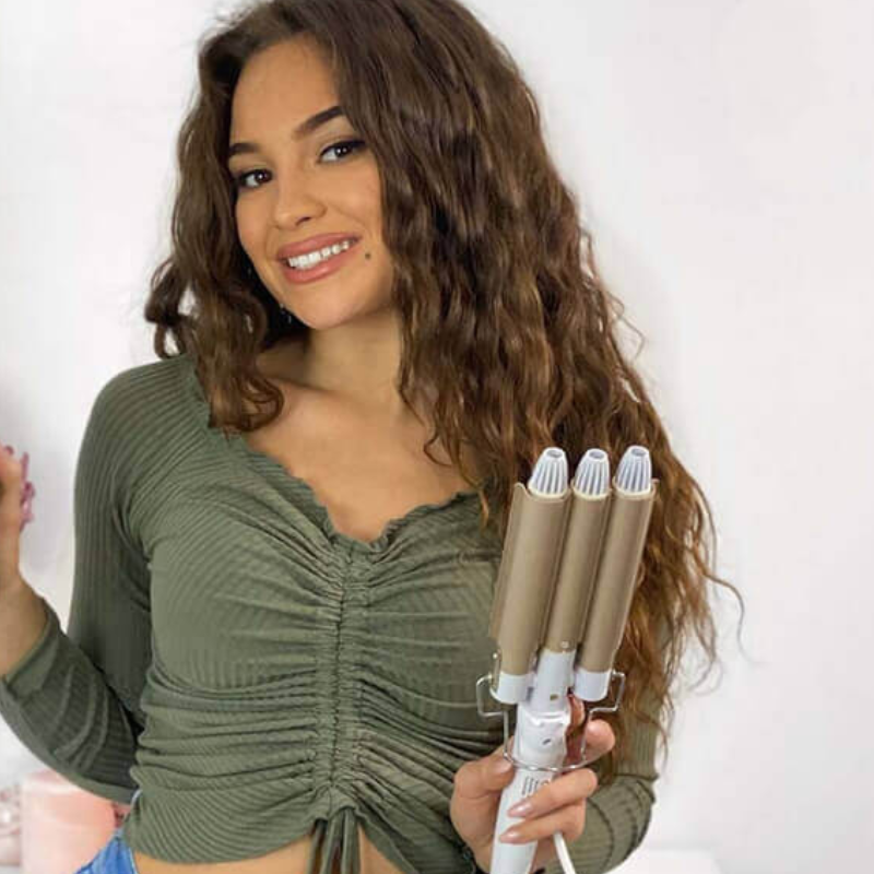 BeautyCurls™ - Magischer Lockenstab mit 3 Heizstäben