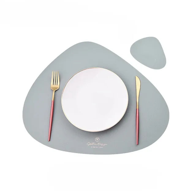 50% RABATT | TableMat™ - Elegantes Set aus PU-Leder-Tischsets und Untersetzern [Letzter Tag Rabatt]