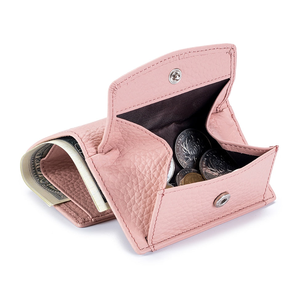 EasyFlair™️ - Sichere und kompakte Mini-Geldbörse aus veganem Leder mit RFID-Schutz