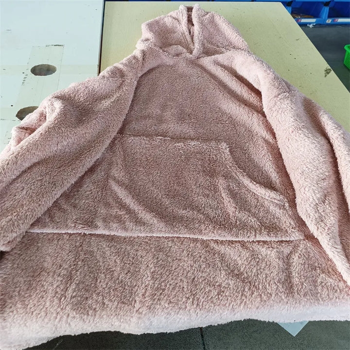 ComfyWarm™ Gepolsterte Kapuzendecke [Letzter Tag Rabatt]