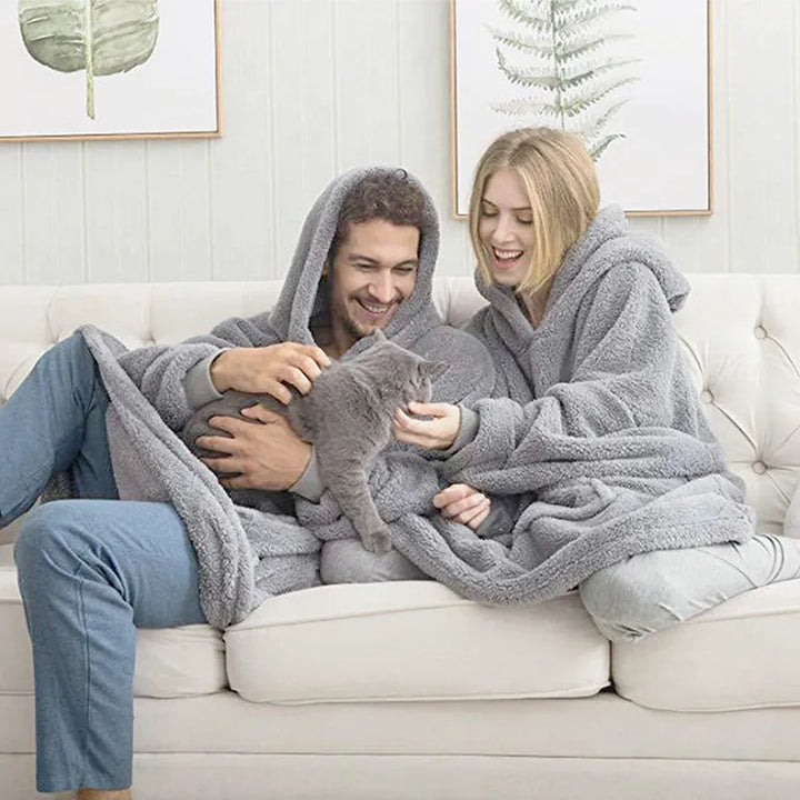 ComfyWarm™ Gepolsterte Kapuzendecke [Letzter Tag Rabatt]